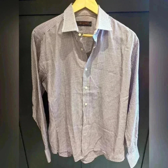 Etro Men's Button Down Long Sleeve Dress Shirt - size 41 in excellent condition - Picture 1 of 4